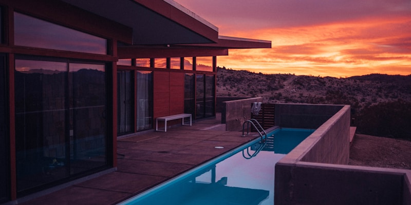 infinity pool terrace