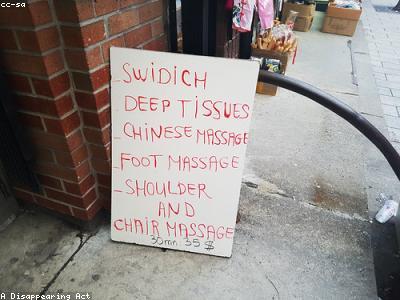 Deep tissue massage